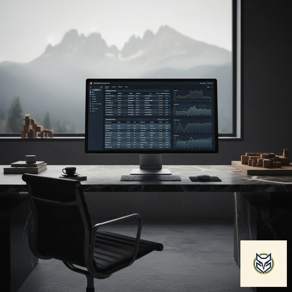 Interfaccia di scommesse sportive online visualizzata su monitor da tavolo